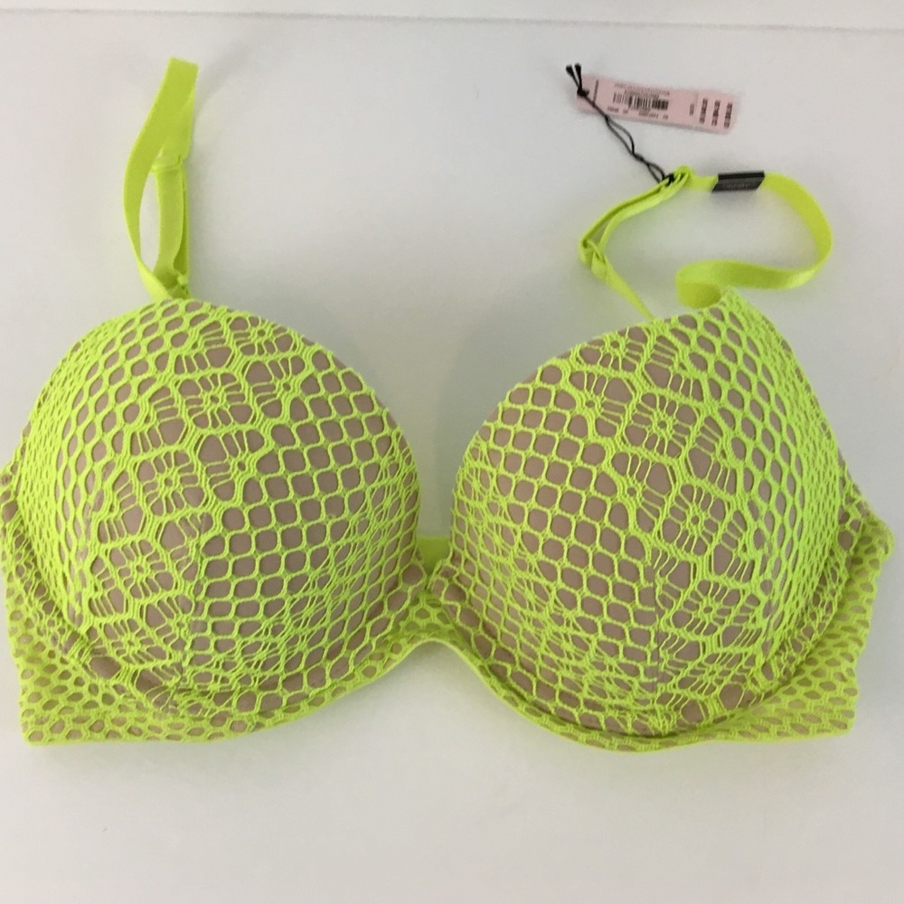 Victoria’s Secret Very Sexy Neon Plunge Bra 32DD